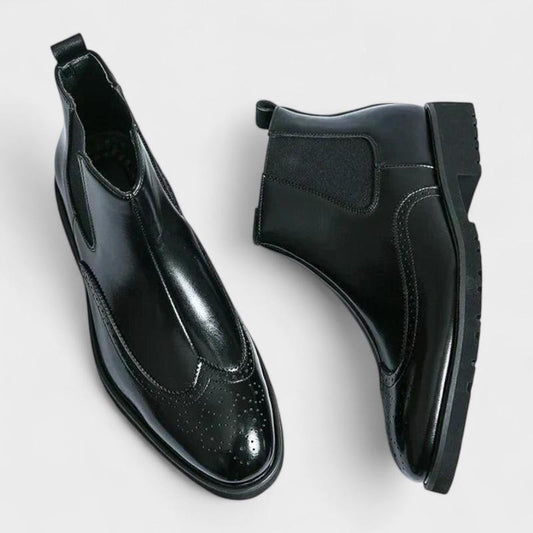 Dominic | Black Chelsea Boots