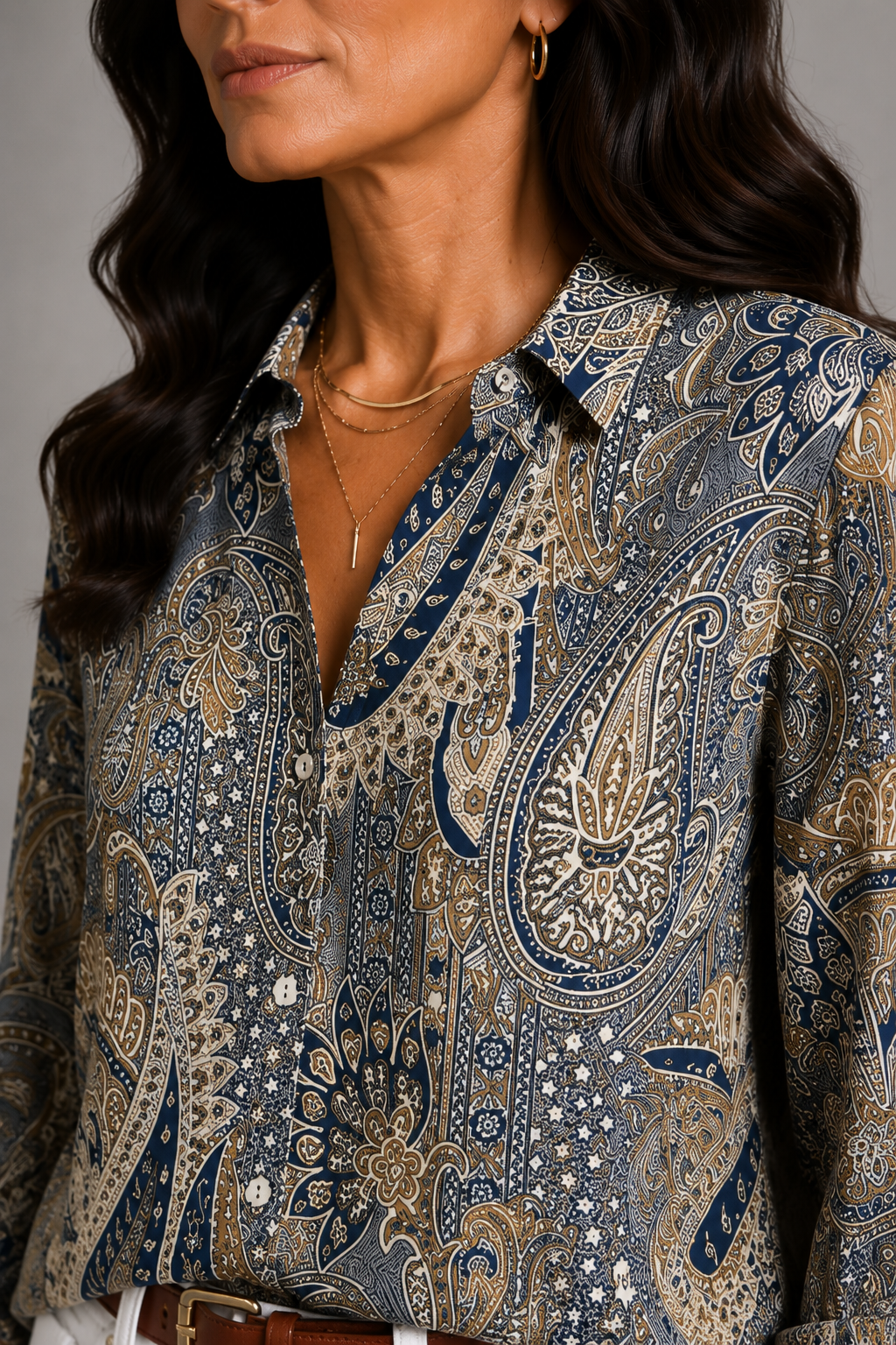 Imogen | Paisley Print Shirt