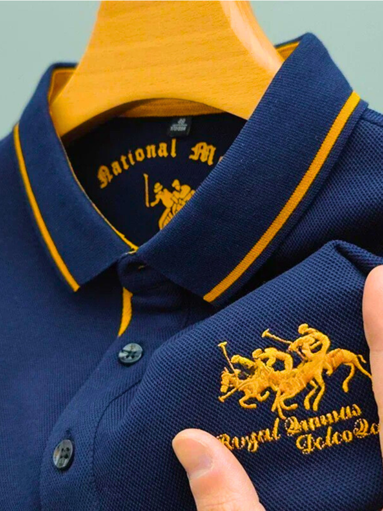 Edwin | Navy Club Polo Shirt