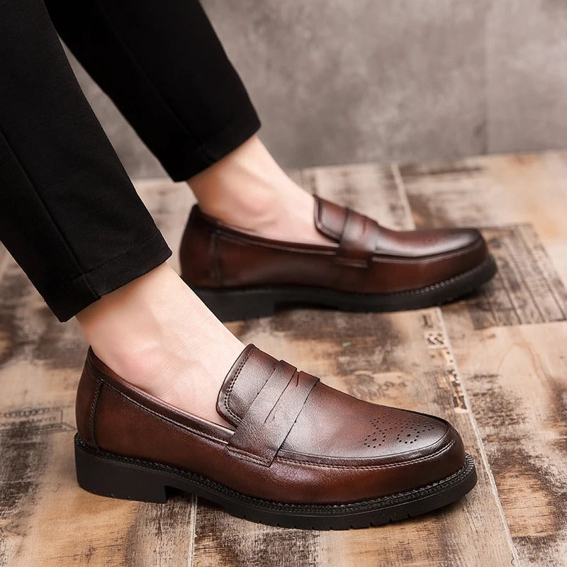 Victor | British-Style Penny Loafers