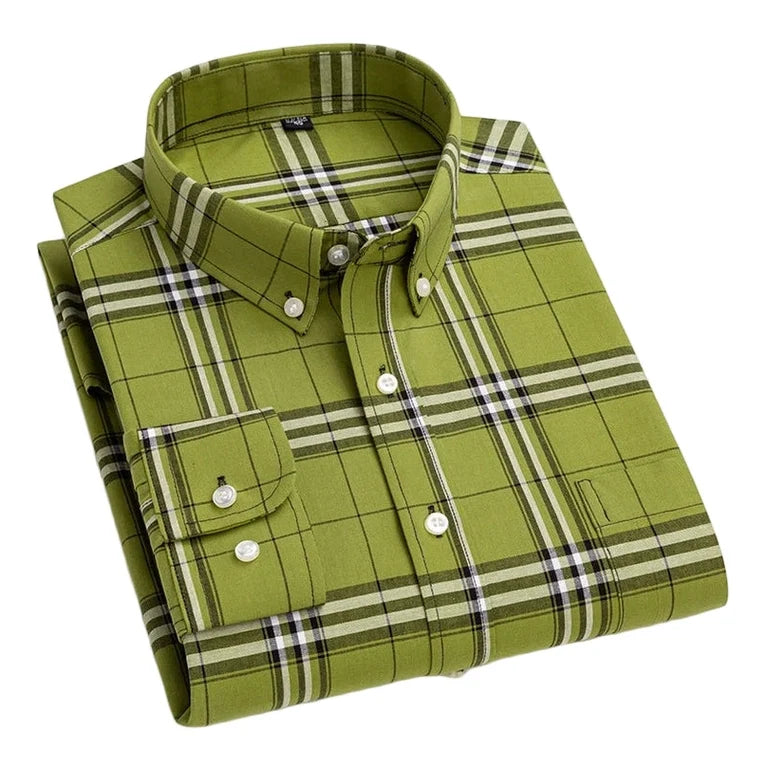 Stephen | Brown Tartan Check Shirt