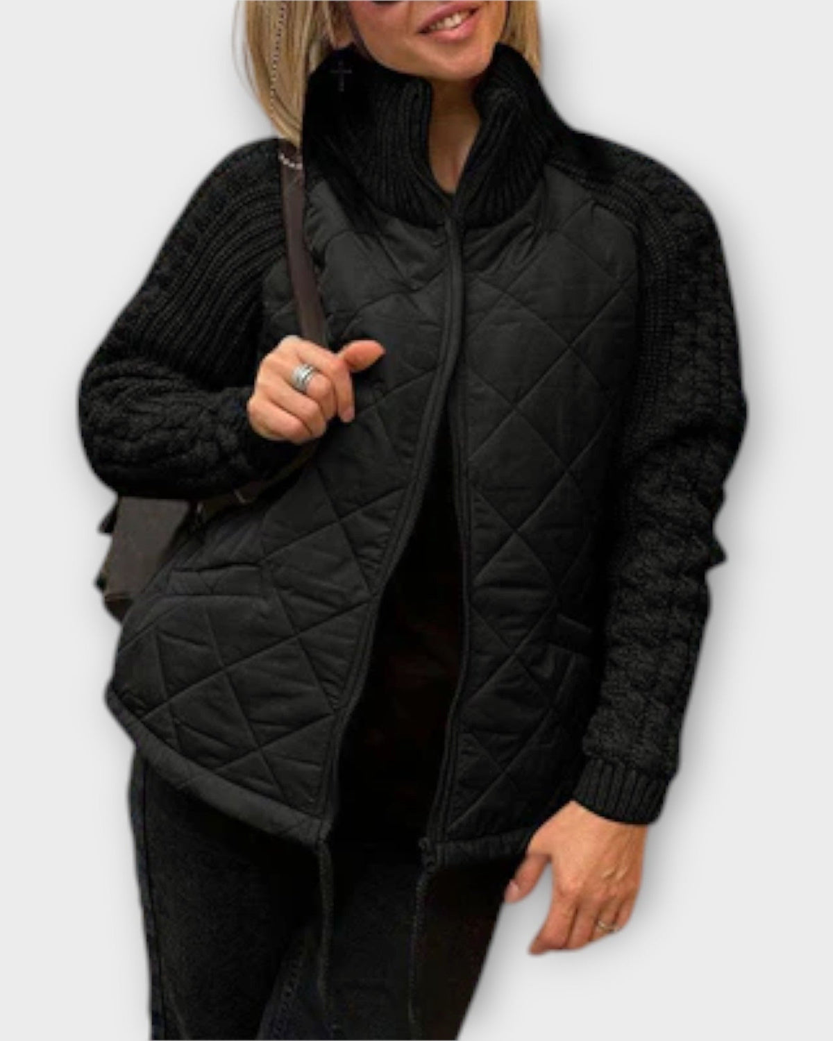 Elin | Quilted High-Collar Jacket