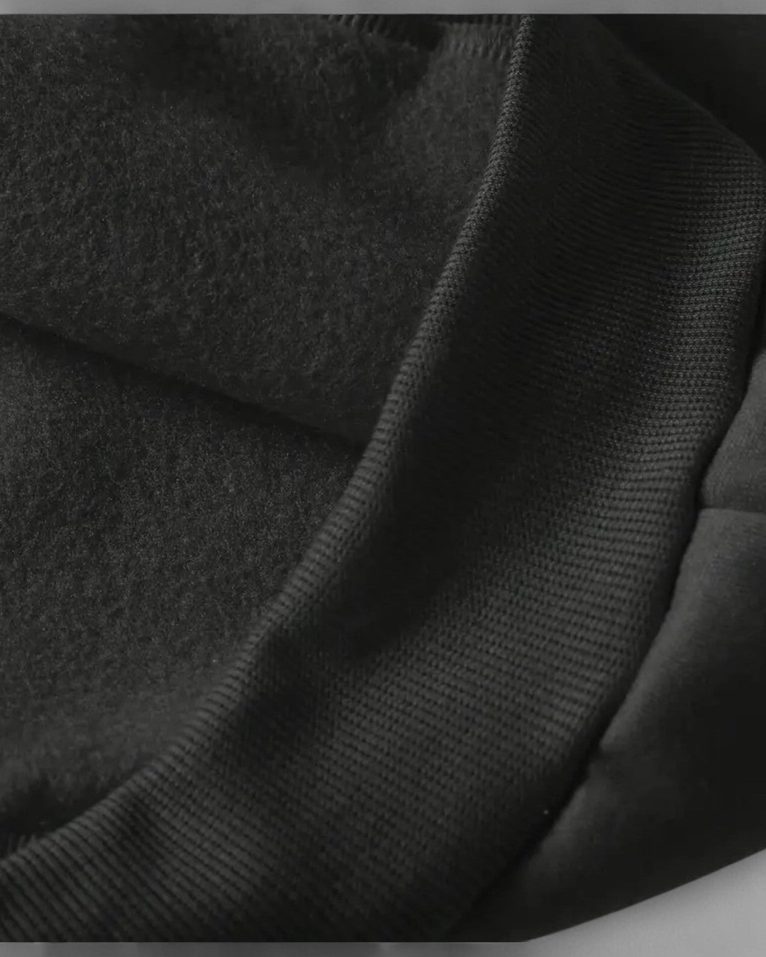 Elinor | Black Oversized Zip Hoodie