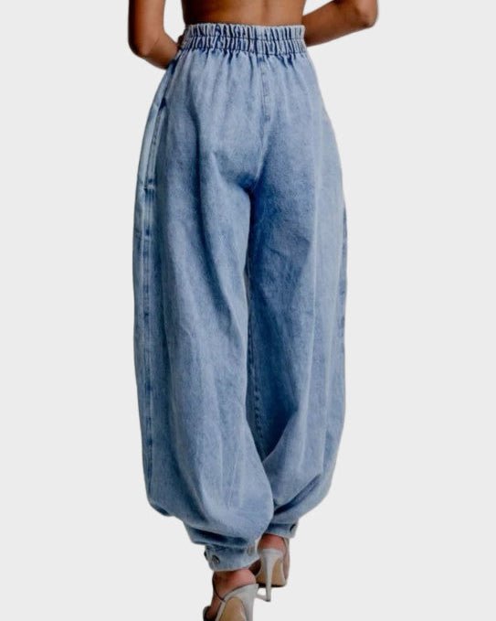 Ellen | Relaxed Blue Harem Jeans