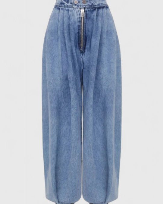 Ellen | Relaxed Blue Harem Jeans