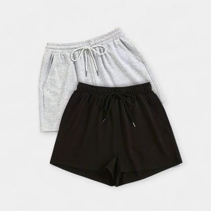 Ellen | Striped Lounge Shorts
