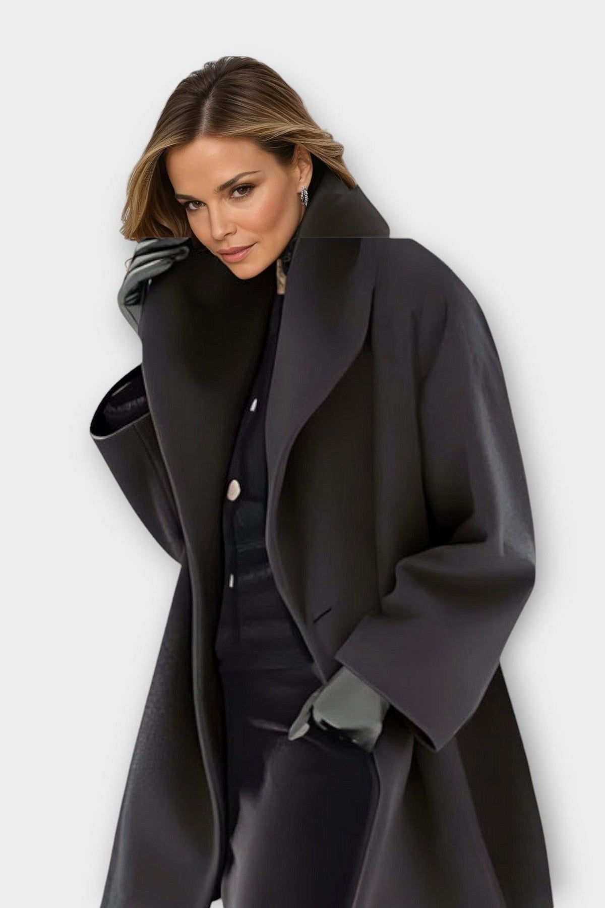Alicia | Taupe Relaxed Tailored Jacket