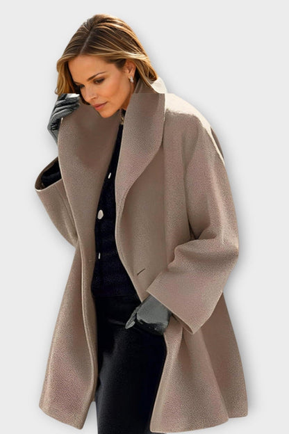 Alicia | Taupe Relaxed Tailored Jacket