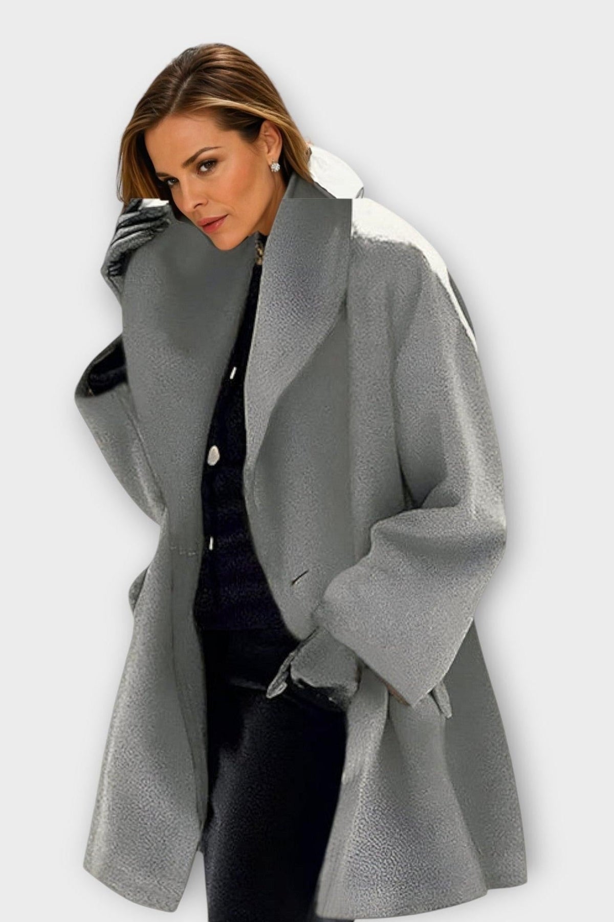 Alicia | Taupe Relaxed Tailored Jacket