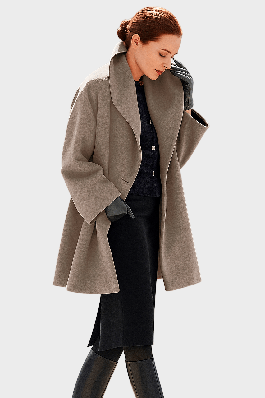 Alicia | Taupe Relaxed Tailored Jacket