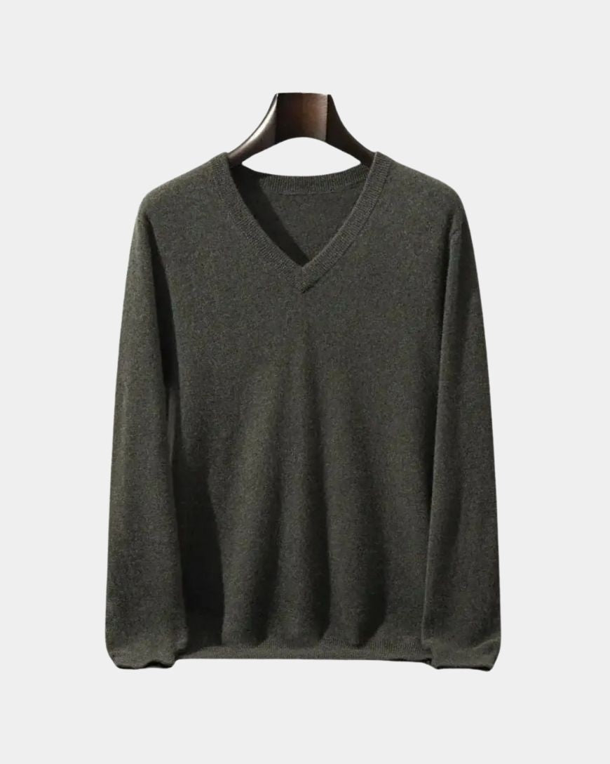 Edmund | Blue V-Neck Jumper