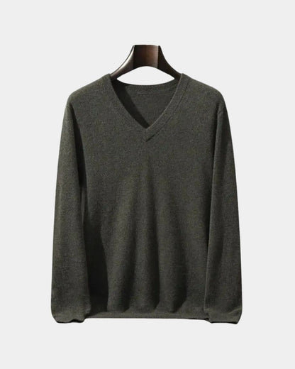 Edmund | Blue V-Neck Jumper