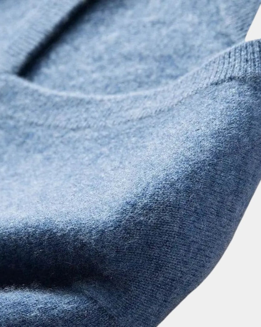 Edmund | Blue V-Neck Jumper