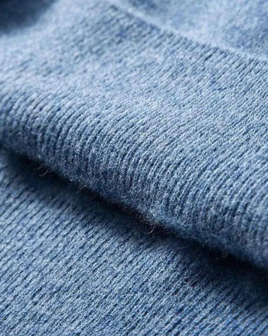 Edmund | Blue V-Neck Jumper