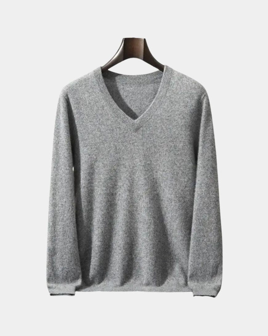 Edmund | Blue V-Neck Jumper