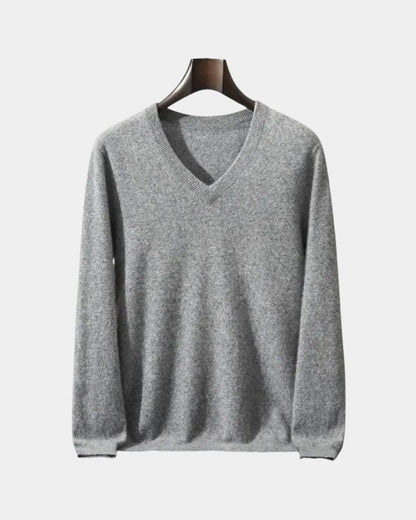 Edmund | Blue V-Neck Jumper