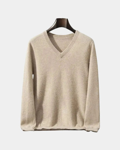 Edmund | Blue V-Neck Jumper