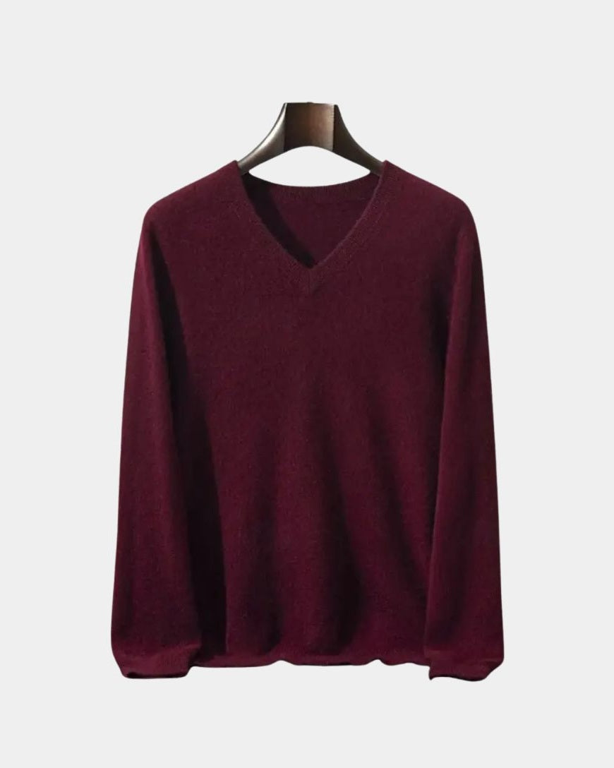 Edmund | Blue V-Neck Jumper