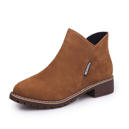 Emilia | Black Faux-Fur Lined Winter Boots