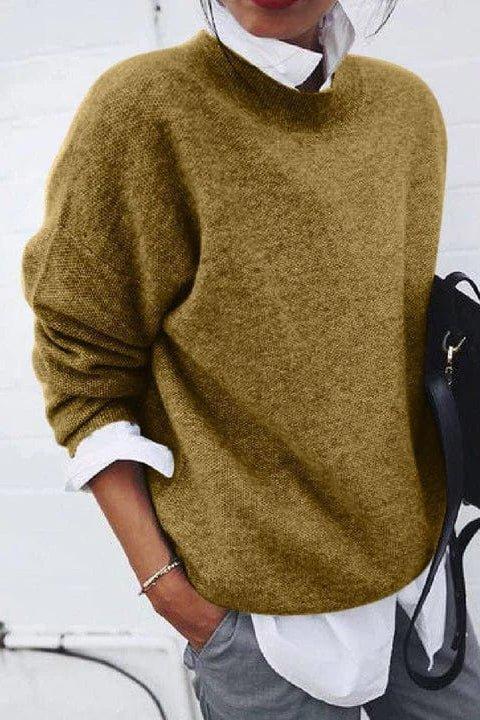 Emily | Blue Crew-Neck Jumper
