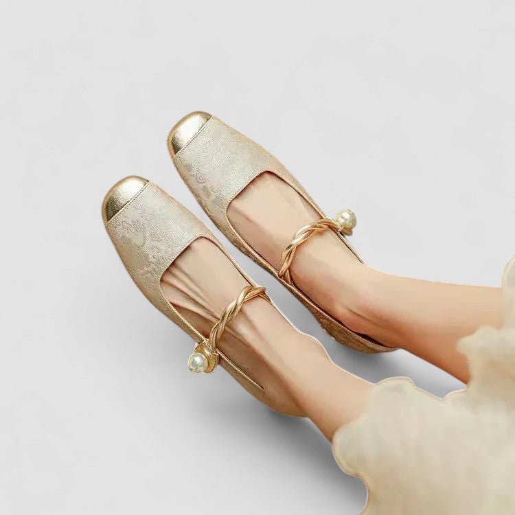 Emily | Green Square-Toe Mary Jane Shoes