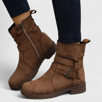 Emily | Black Tassel Ankle Boots