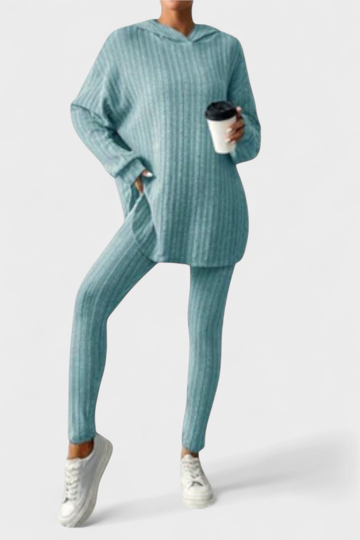 Emma | Ribbed Long-Sleeve Top & Legging Set