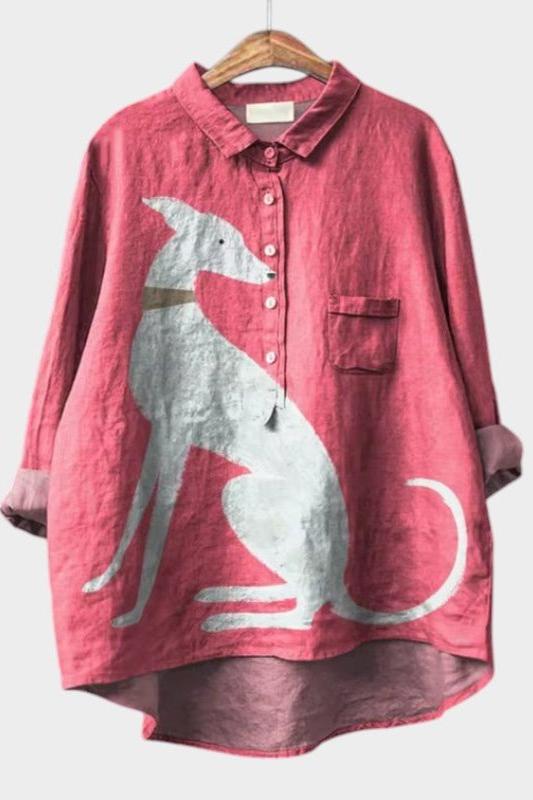 Philippa | Watercolour Floral Print Shirt