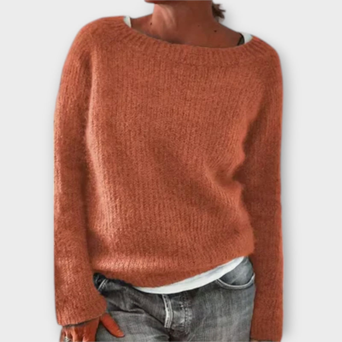Fiona | Mustard Soft-Knit Jumper