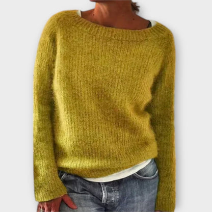 Fiona | Mustard Soft-Knit Jumper