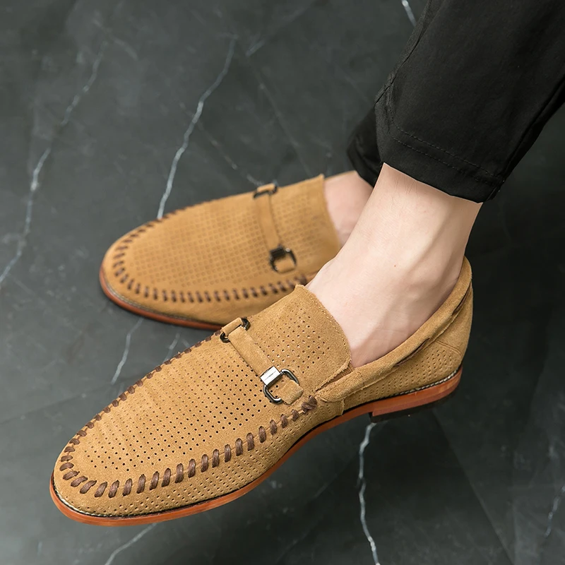 Lewis | Firenze Suede Penny Loafers