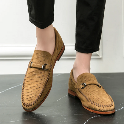 Lewis | Firenze Suede Penny Loafers