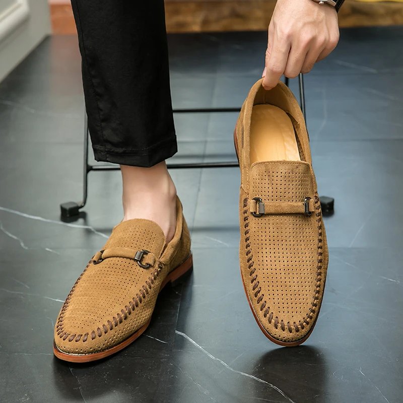Lewis | Firenze Suede Penny Loafers
