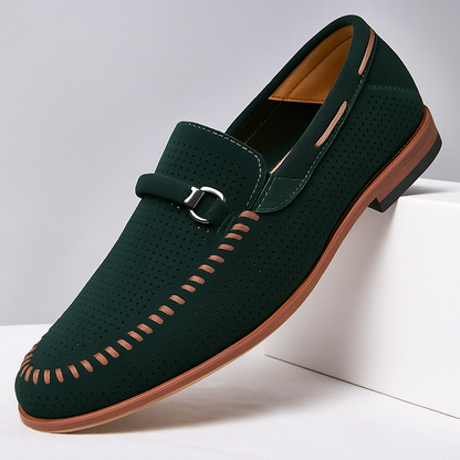 Lewis | Firenze Suede Penny Loafers