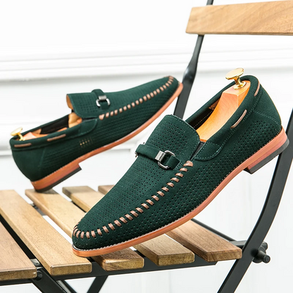 Lewis | Firenze Suede Penny Loafers