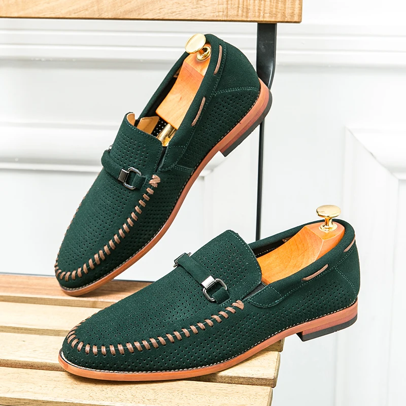 Lewis | Firenze Suede Penny Loafers