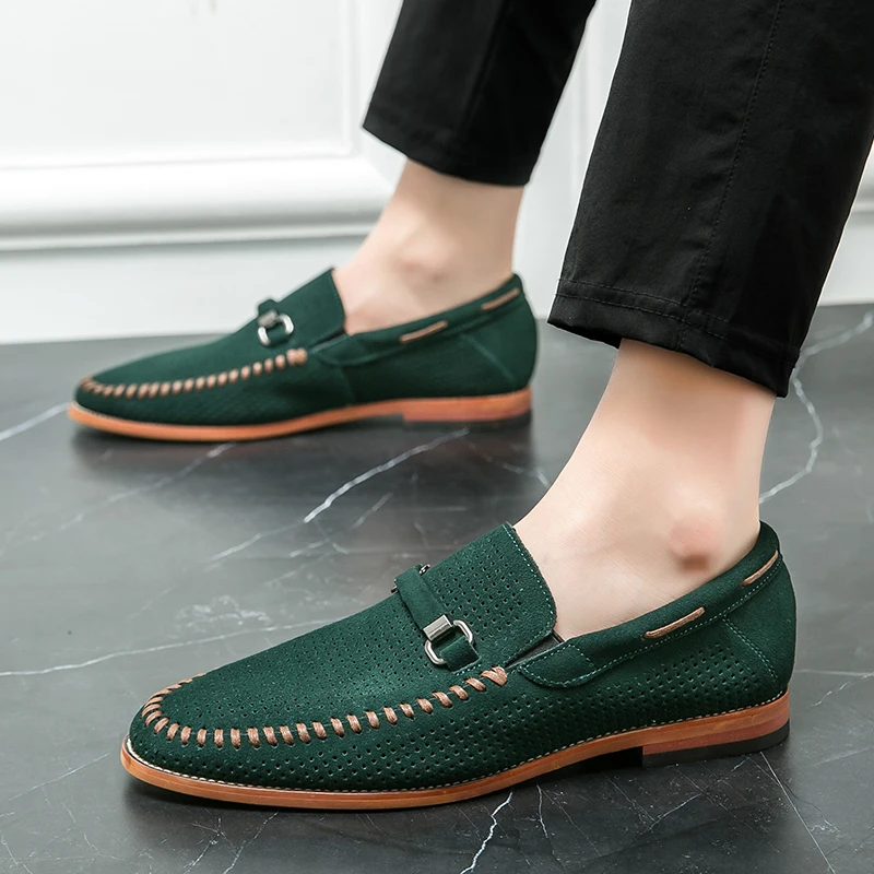 Lewis | Firenze Suede Penny Loafers