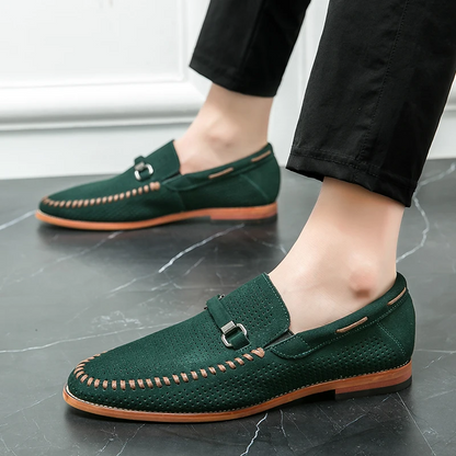 Lewis | Firenze Suede Penny Loafers