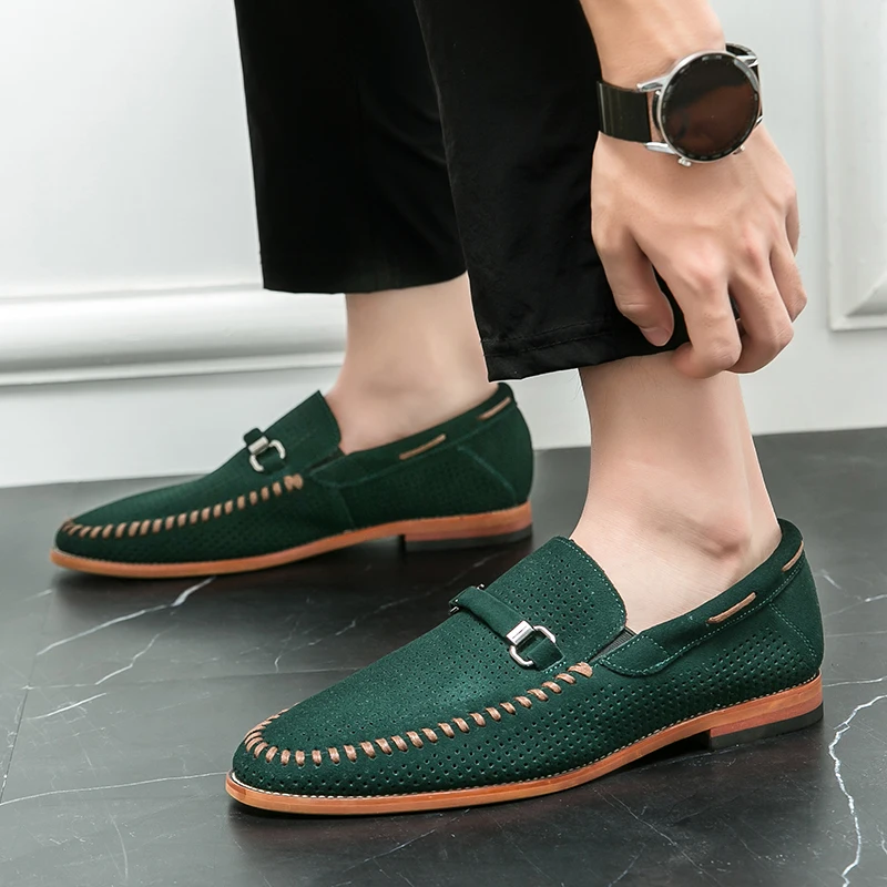 Lewis | Firenze Suede Penny Loafers