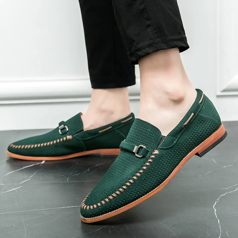 Lewis | Firenze Suede Penny Loafers