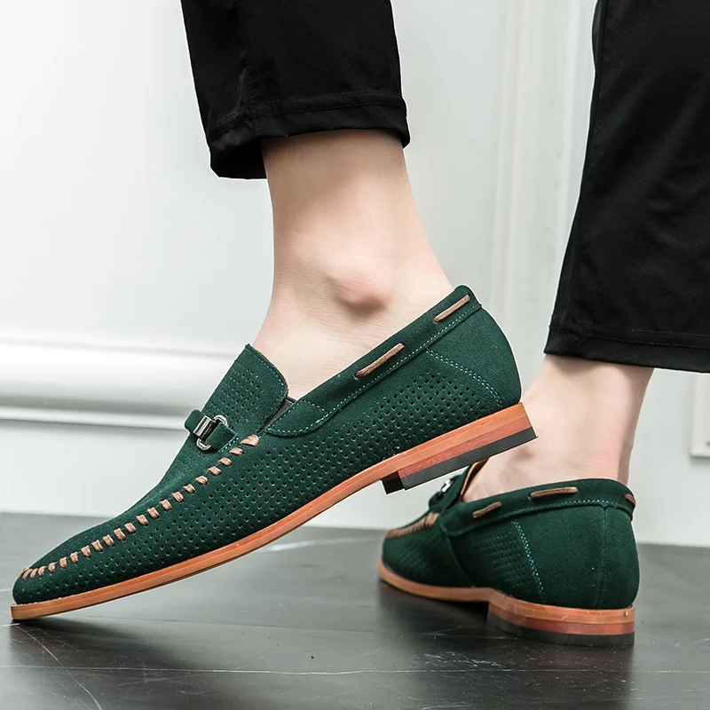 Lewis | Firenze Suede Penny Loafers