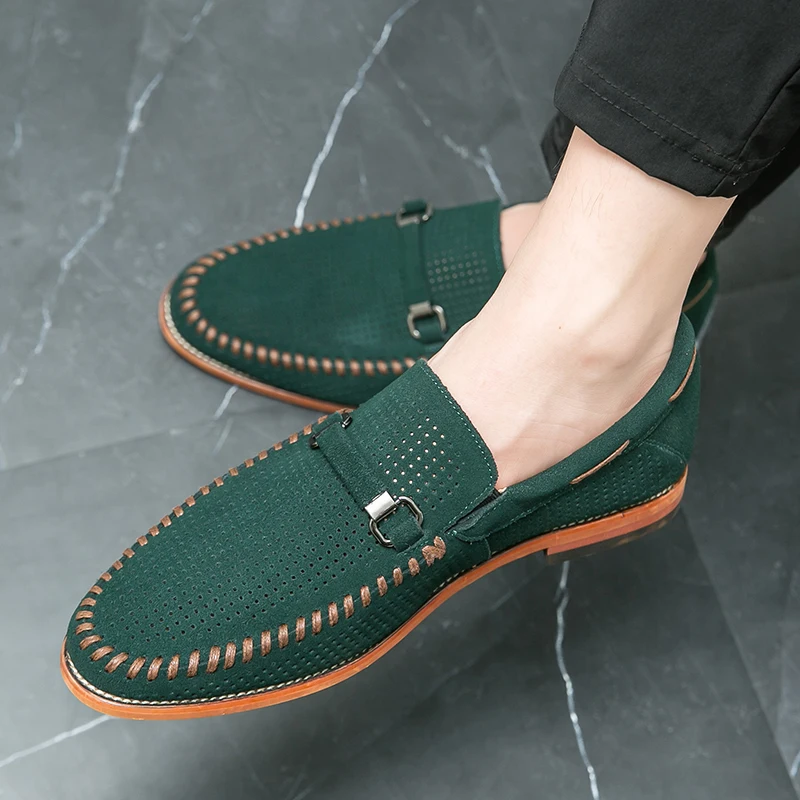 Lewis | Firenze Suede Penny Loafers