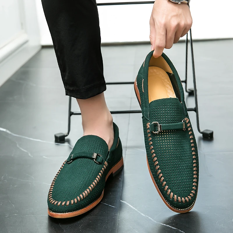 Lewis | Firenze Suede Penny Loafers