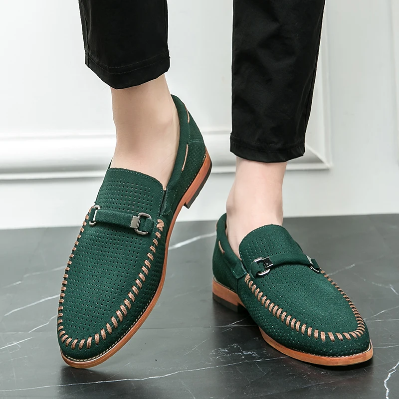 Lewis | Firenze Suede Penny Loafers