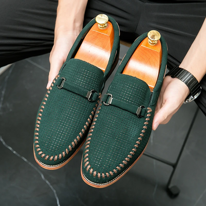 Lewis | Firenze Suede Penny Loafers