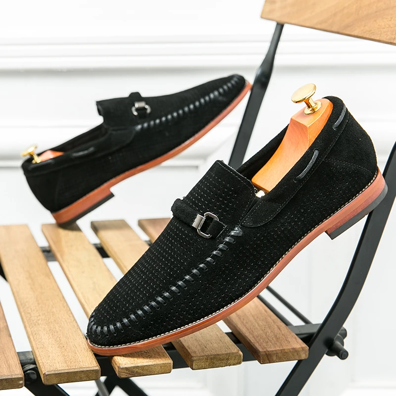 Lewis | Firenze Suede Penny Loafers