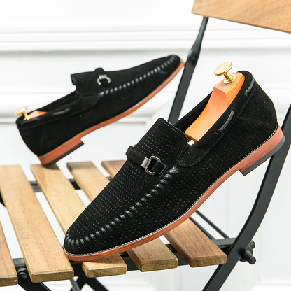 Lewis | Firenze Suede Penny Loafers