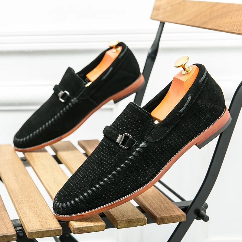 Lewis | Firenze Suede Penny Loafers