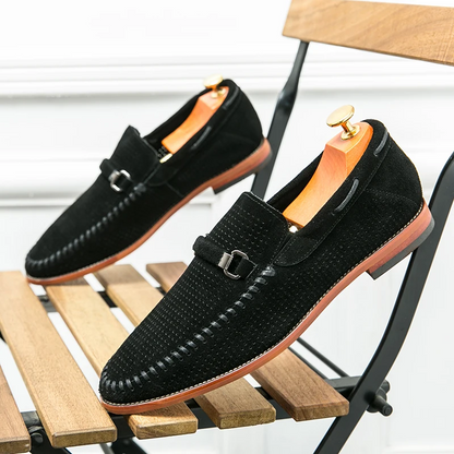 Lewis | Firenze Suede Penny Loafers