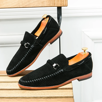 Lewis | Firenze Suede Penny Loafers